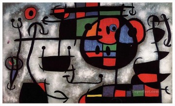La lección de esquí Joan Miró Pinturas al óleo